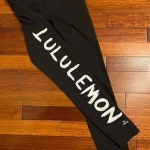 COPY - Lululemon + Ed Curtis Wunder Train High Rise leggings, size 4